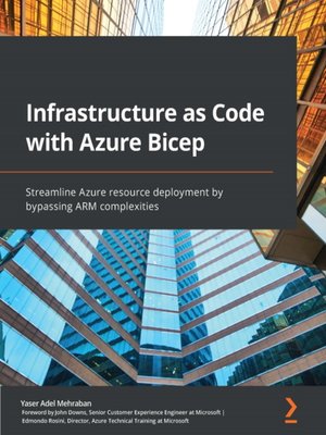 cover image of Infrastructure as Code with Azure Bicep